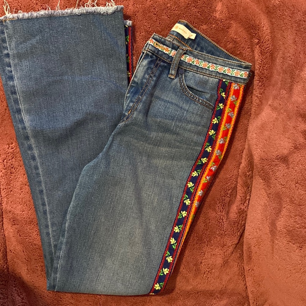 High waist flare jeans